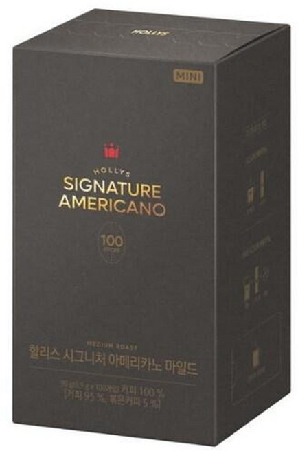할리스 시그니처 아메리카노 마일드 미니 원두커피믹스, 900mg, 100개입, 2개