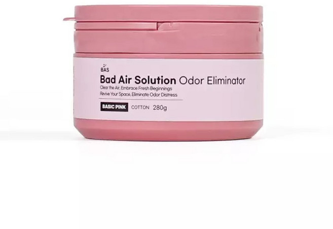 BAS 탈취제 베이직 핑크 280g (3개월 지속) 코튼향, 1개