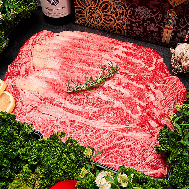 한우 대패 등심 1kg 미친 마블링 국내산 육즙가득 대패등심 소고기 스테이크 구이 200g x 5팩, (한우 대패 등심)1kg, 1개