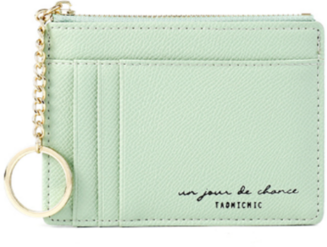 메종디망쉬 고리형 지퍼 동전 카드지갑
