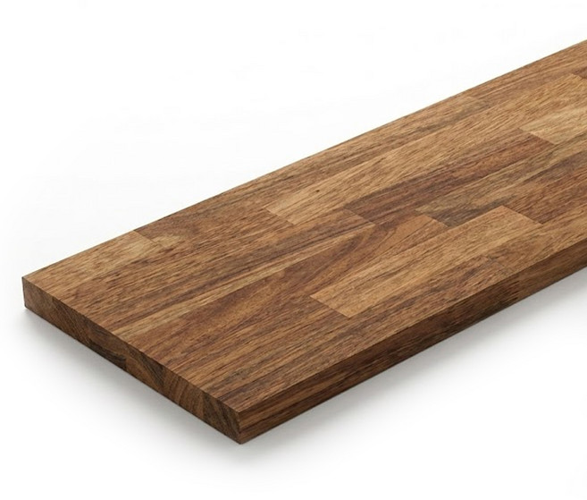 상판 멀바우 목재 DIY 선반 집성목 받침 두께17mm, 1단, 브라운