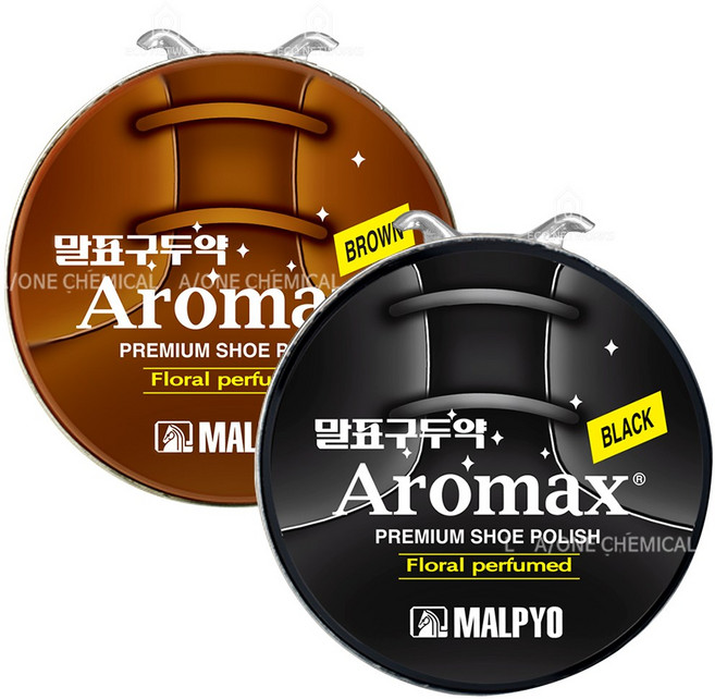 말표 구두약 캔 40g (블랙/브라운/뉴트럴) 1+1, 1세트, 블랙+브라운