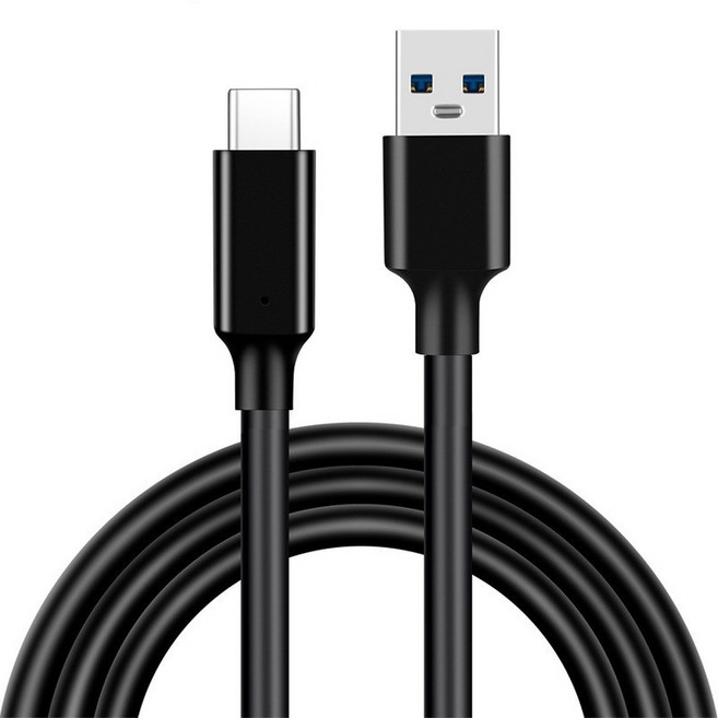 USB3 2 10Gbps 케이블 USB 타입 A C 3 1 세대 데이터 전송 SSD 하드 디스크 3A 60W QC 0 고속 충전, TPE, 없음, 1개