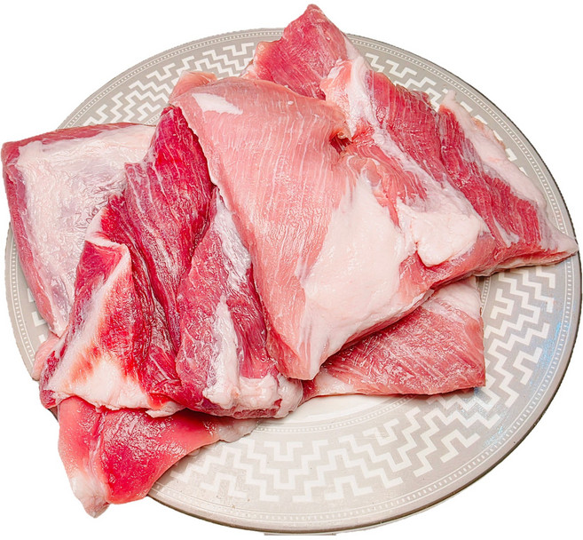 행복미트 가브리살 돼지 등심덧살 냉동 원육 구이 찌개 볶음용, 1kg, 2개