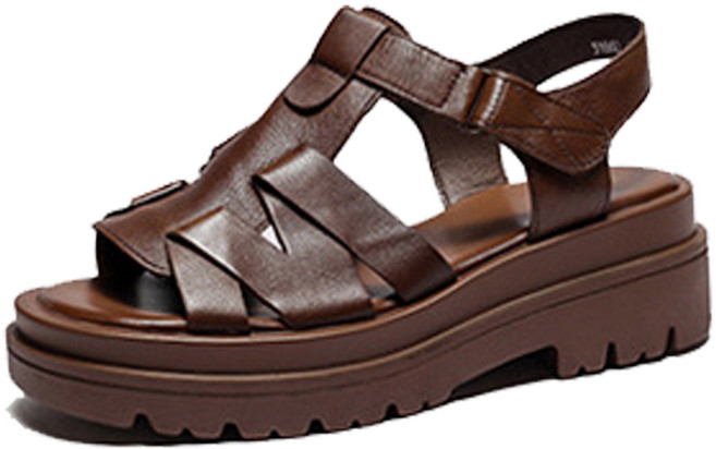 타니즈 볼리 여름 빈티지 꼬임 피셔맨 스트랩 샌들 (4.5cm)