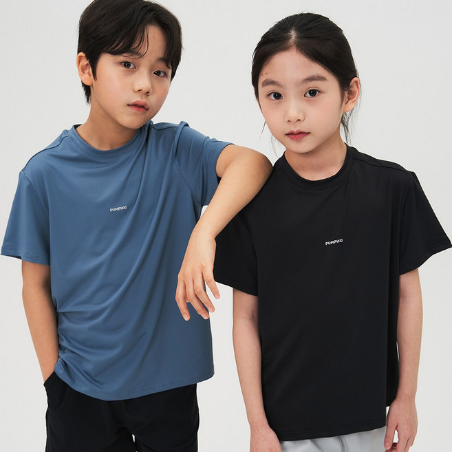 펌핑키즈 기능성 아동 반팔 국내생산