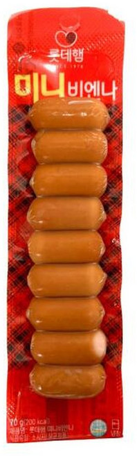 롯데 미니비엔나 70g 수량선택(10개/20개/30개)/냉장, 10개