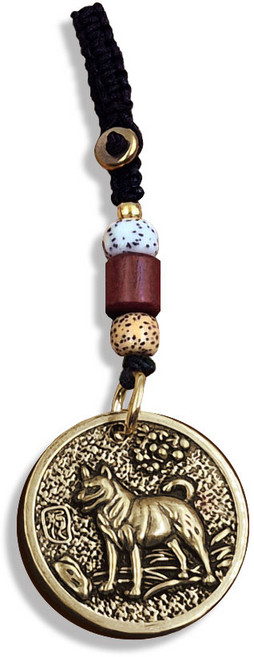 전통 띠별 십이지신 키링 키홀더 액막이 소원성취 수호신, 1개