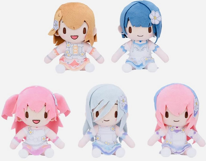 프로세카 모모점 후와푸치 인형 5종세트 미노리 하루카 아이리 시즈쿠 미쿠