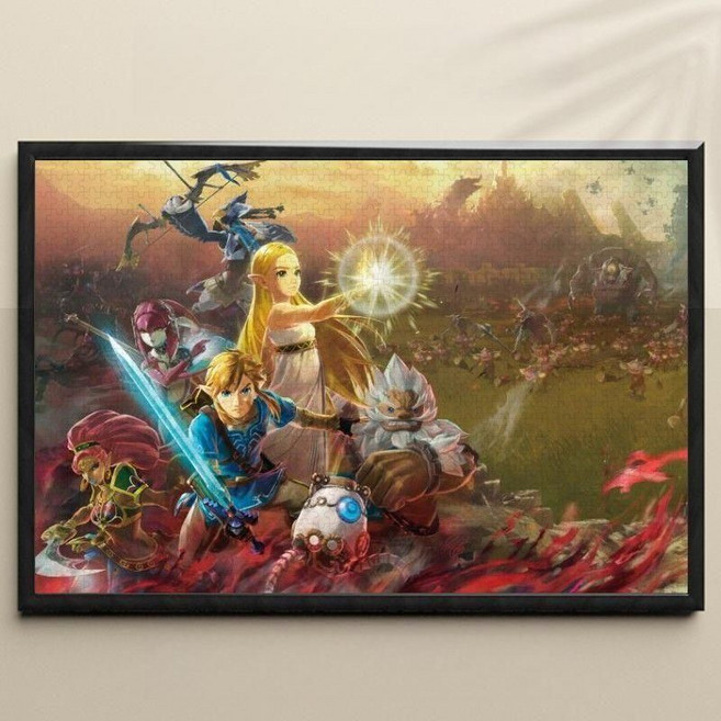 젤다의전설퍼즐1000피스 조각 직소 장난감 창의성, 7ZD