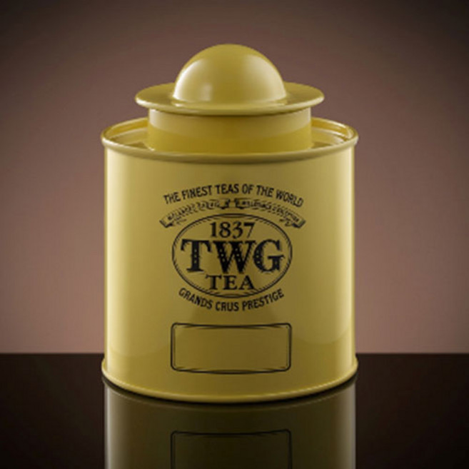 TWG 틴 케이스 Saturn Tea Tin in Yellow (100g), 1개, 100g, 1개입