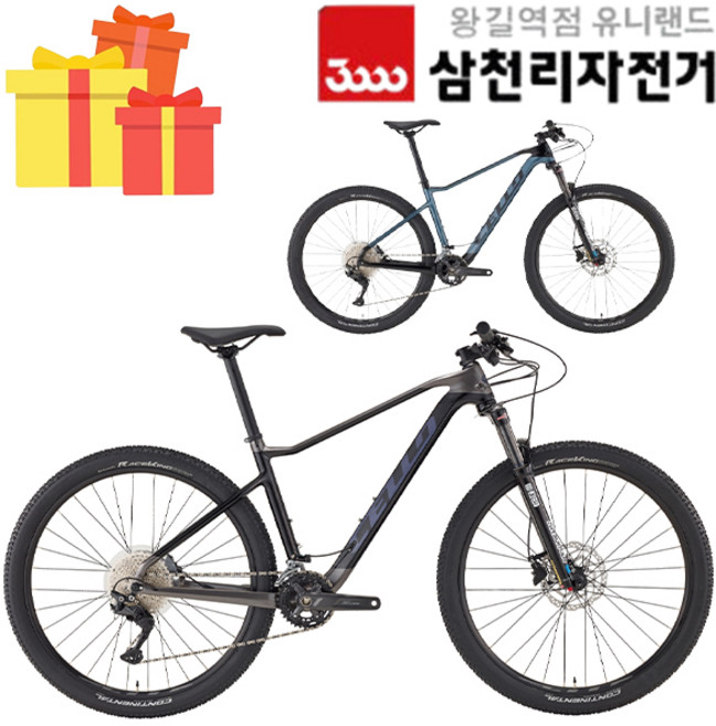 첼로 2023 완조립 XC PRO 10 S 27.5인치 카본 산악 MTB 자전거, ML, 블랙아이언그레이, 1개