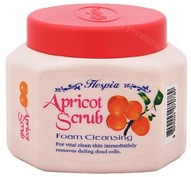 헤스피아 살구 스크럽 폼 클렌징, 4개, 550ml
