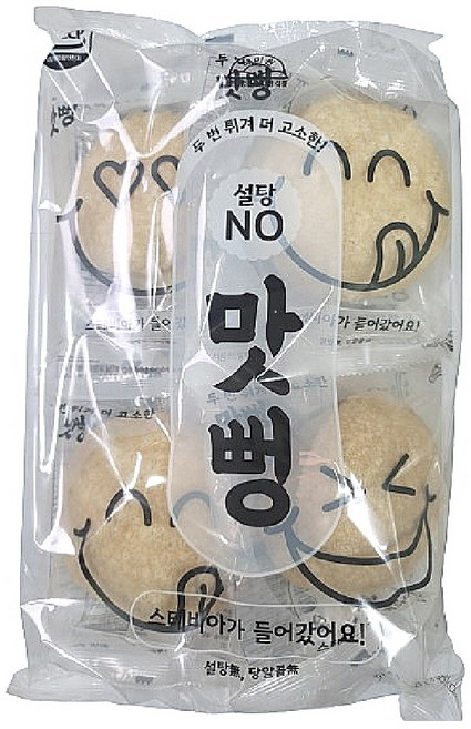 맛뻥 두번 튀겨 고소한 뻥튀기 뻥과자 개별포장 저칼로리 다이어트 과자 간식, 84g, 12개