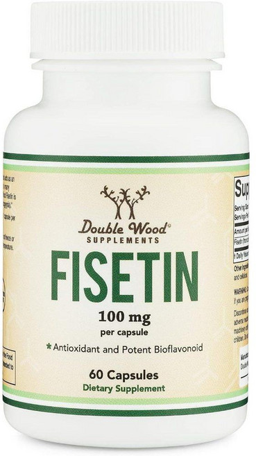 더블우드서플리먼트 피세틴 100mg Fisetin 캡슐 60정, 1개
