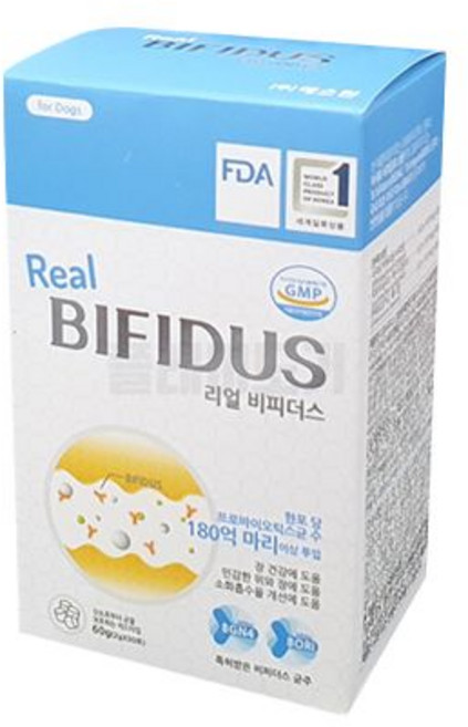 STN리얼비피더스 강아지 유산균 장 건강 보조제 영양제 30포+3포, 60g, 1