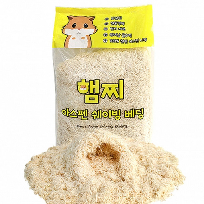 햄찌 아스펜 쉐이핑 베딩, 10L, 1개