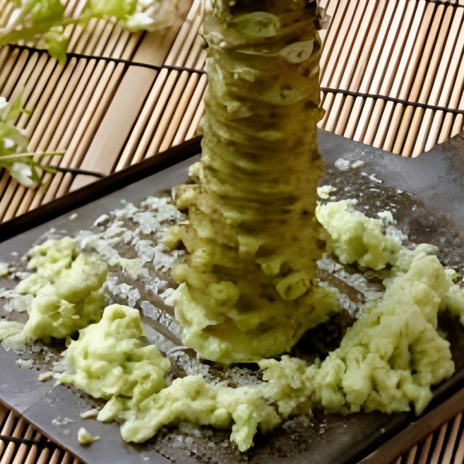 [스텐강판증정]첨가물NO 갈아먹는 생와사비 뿌리 고추냉이, 1세트, 70g