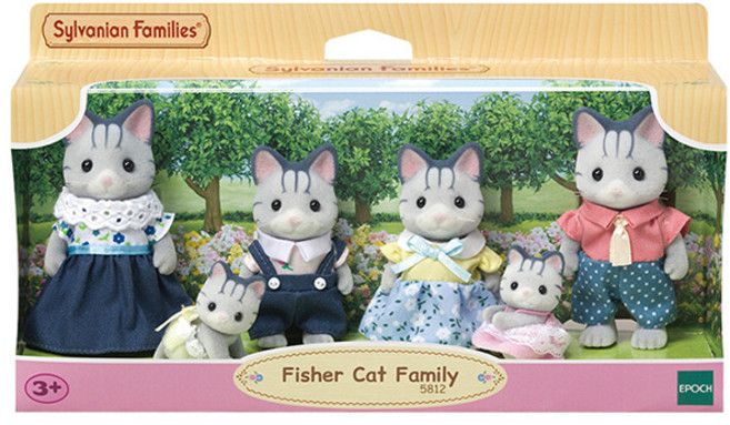 실바니안패밀리 피셔 고양이 대가족 피규어 5812, 1개