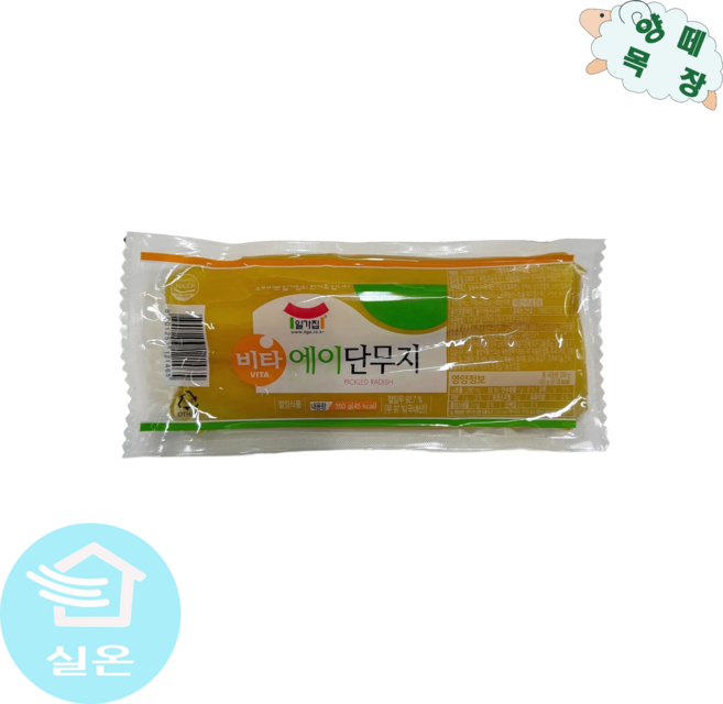 일가집 비타에이 단무지, 12개, 350g