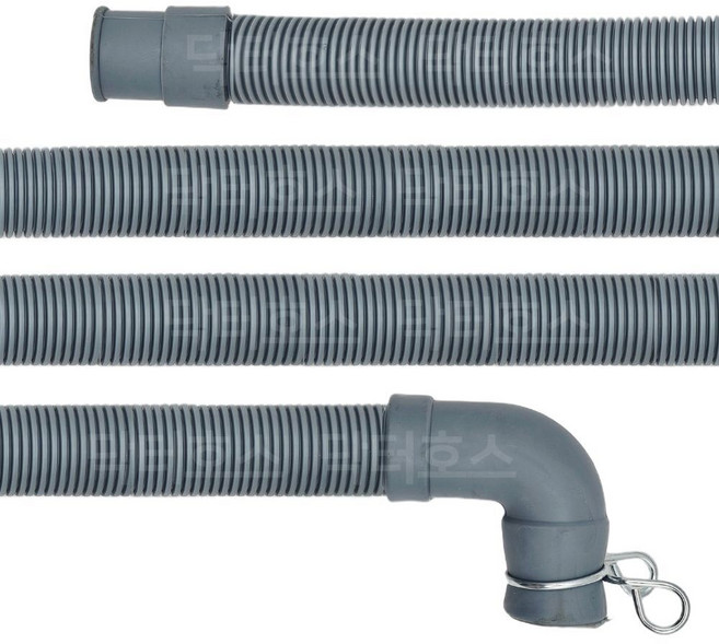 닥터호스 엘지 LG W16KT 호환 드럼 세탁기 호스 배수 연결 연장 교체, F11드럼배수호스_조립형_일자연결구+호스2M, 미보증