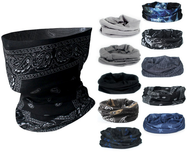 블랙딘 멀티스카프 10장 넥워머 스포츠 쿨마스크 쿨스카프 쿨넥워머, BCP-블랙패키지 10장, 1세트
