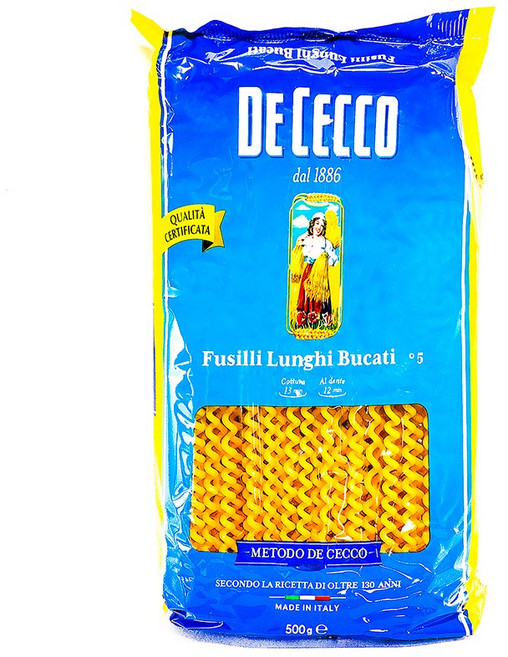데체코 푸질리 룽기 부가티, 1개, 500g