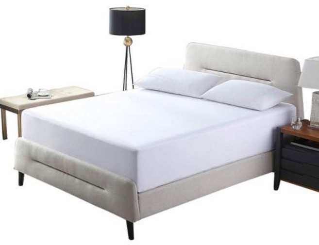 방수침대커버 매트리스커버 방수매트 토퍼 메트리스 진드기 박테리아 방지 방수 시트 단색 매트리스 커버 침대 장착 보호대