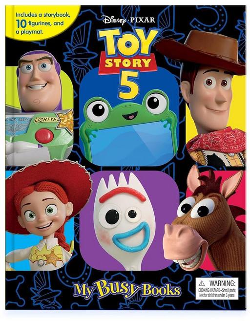 5위 - Disney / Pixar Toy Story 5 My Busy Books - Storybook 10 figu