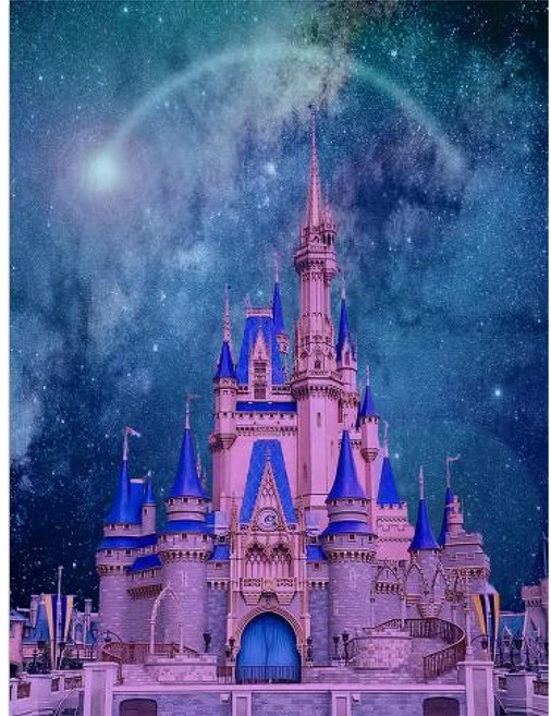 하루클래스 LED 캔버스형 보석십자수 집순이 취미 키트, 14. LED 미드나잇 캐슬, 1개