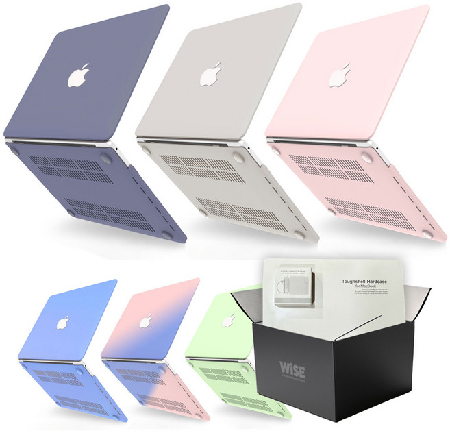와이즈 맥북에어 15인치 M3 컬러 케이스 구성품 세트 A3114, 맥북에어 M3 15인치 A3114, [3]+투명 키스킨+매직 마우스 패드, 베이비 핑크, 1개