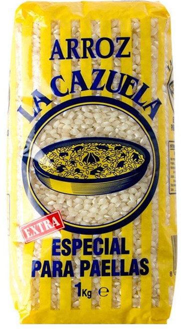 라 카수엘라 스페셜 라운드 라이스 빠에야 백미, 4개, 1kg
