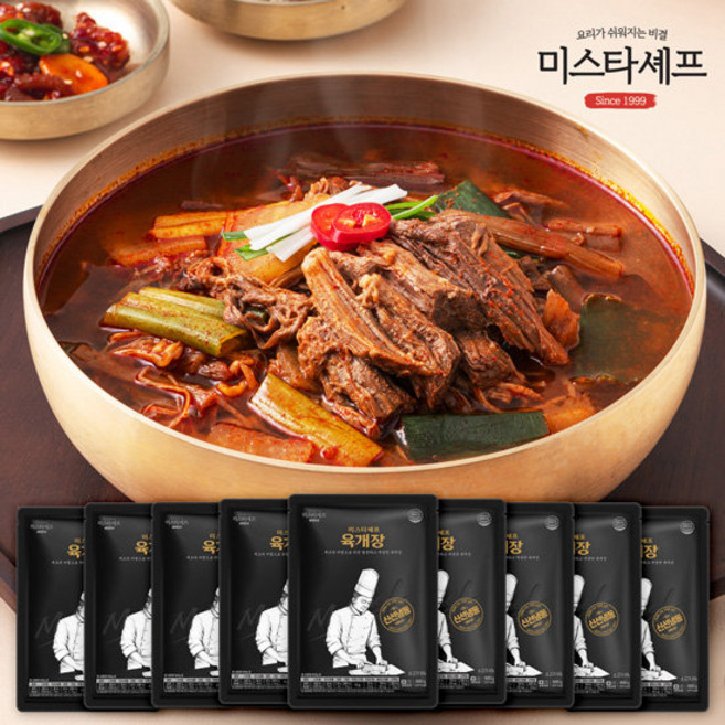 미스타셰프 육개장 600g 9팩, 9개