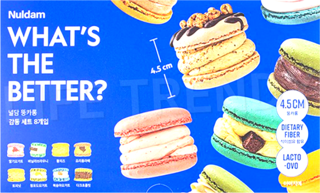 널담 뚱카롱 감동세트, 400g, 1박스