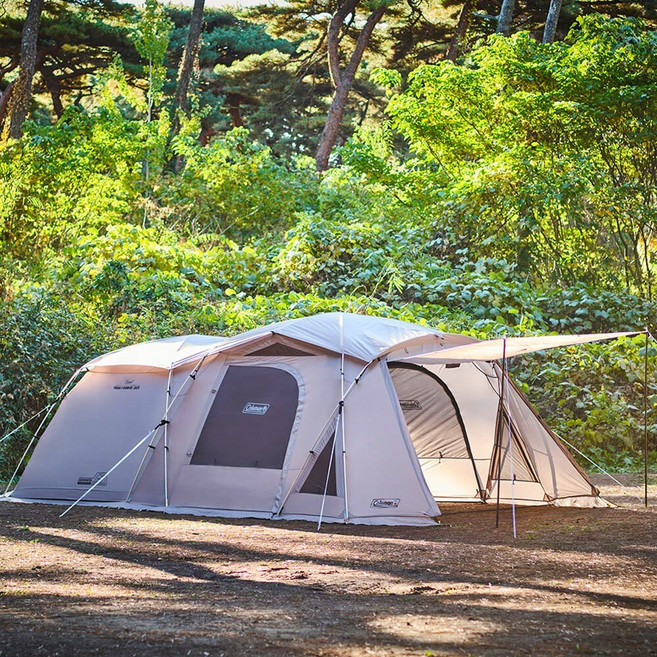 Coleman TOUGH 2-ROOM DX灰咖啡 帳篷 CM-07040 露營 露雅迷, 咖啡