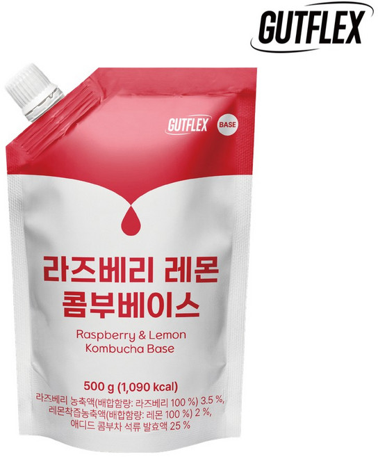 [것플렉스] 라즈베리 레몬 콤부 베이스 500ml x 3개