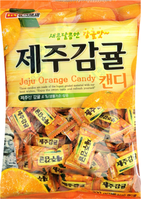 동아제과 제주감귤 캔디, 300g, 1개