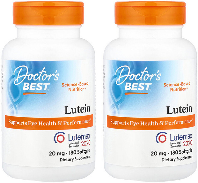 닥터스베스트 루테인 20mg 루테맥스2020 소프트젤 180정 2개, DRB00370-2
