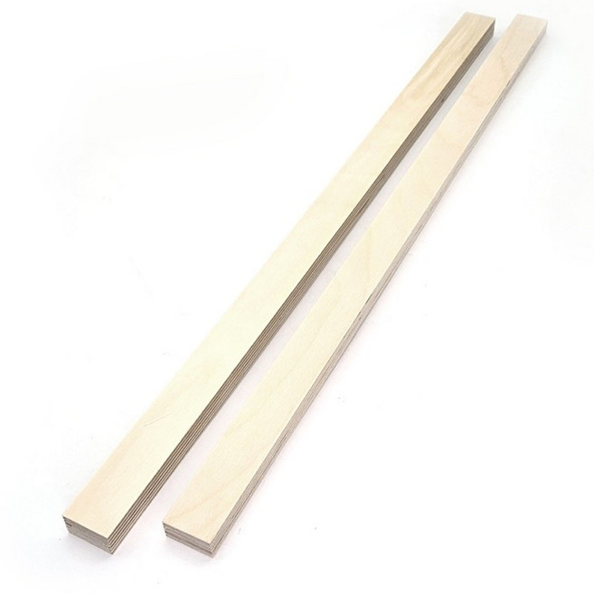 자작합판 패널 각재 몰딩 쫄대용 목재 각목 두께별, 2개, 12x60x800mm