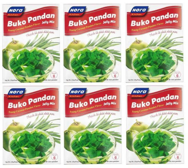 코코넛 커피 스무디 라떼 만들기 가루 부코 판단 젤리 믹스 영 맛 팩 6 Nwt. 5.9온스/168g, 168g, 1개