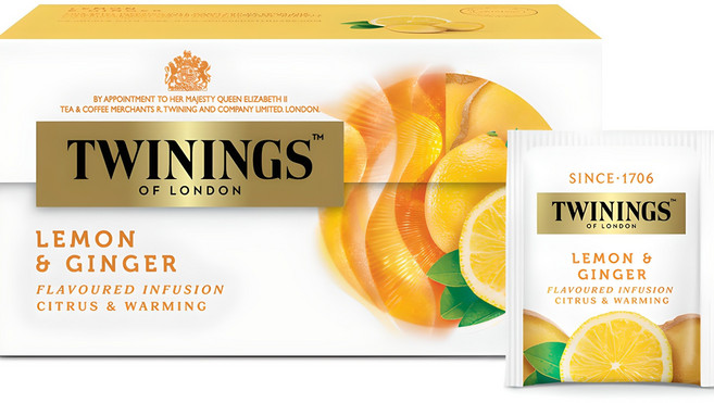 트와이닝 레몬 앤 진저 티백 허브차, 1.5g, 25개입, 1개