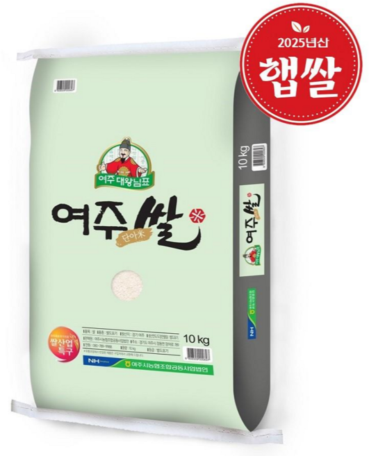 [2025년산 햅쌀][당일도정] 대왕님표 여주쌀(추청) 특등급 10kg 1개