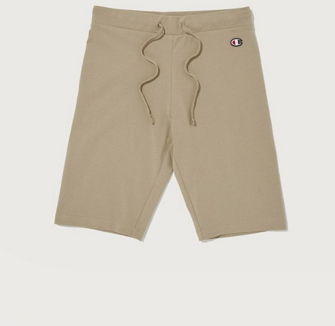 매장정품 CHAMPION 여성 C로고 패치 코튼 바이크 팬츠 Normal Sepia CKPA4E088S2 292166