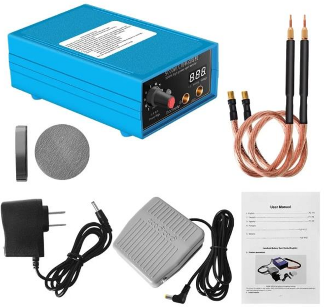 휴대용 고출력 핸드헬드 5000W 스폿 용접 전류 조절식, 01 EU Plug, 1개