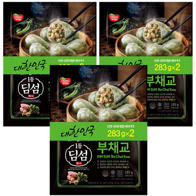 동원 딤섬 부채교 283g x 8봉, 6개