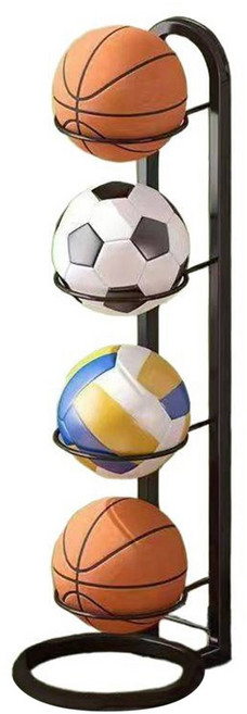 실내 농구 축구 배구 다층 접이식 스탠드 철 재료 스포츠 장비 주최자 현대 간단한 스타일, 2. 블랙 4레이어, 1개