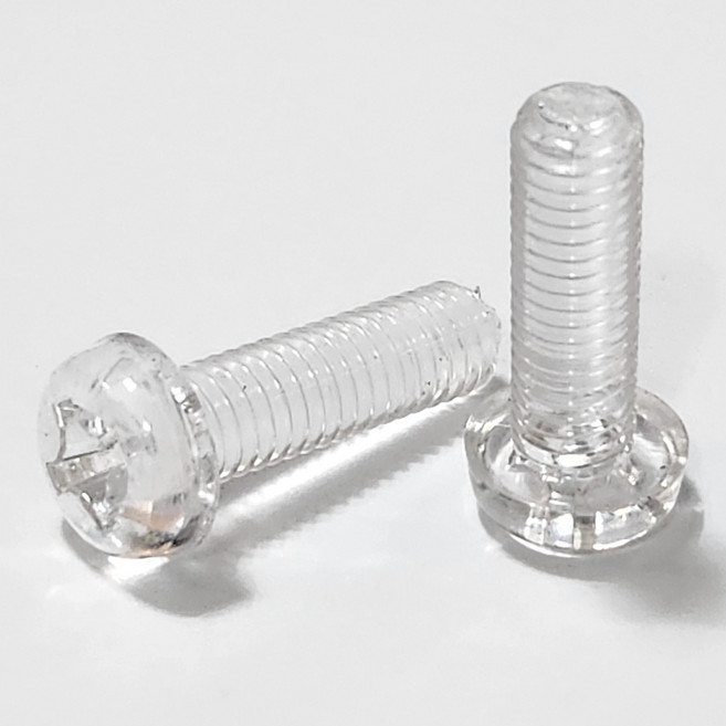 PC볼트 플라스틱 수지볼트 둥근머리 전사이즈 M3x5mm, M3, 5mm, 1개