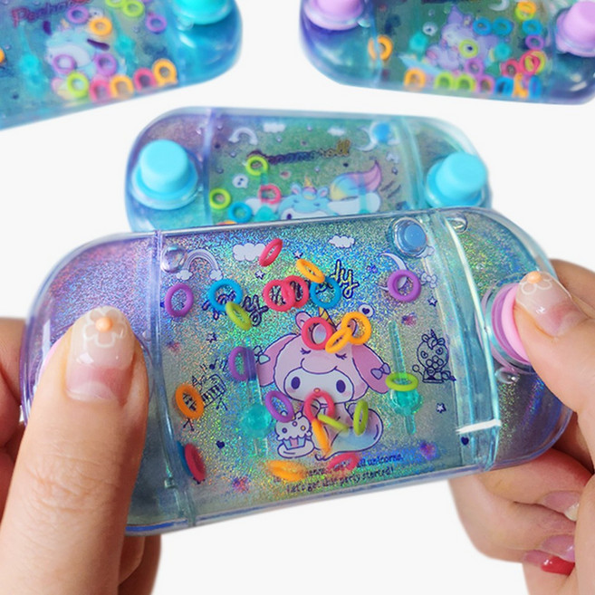 산리오 캐릭터즈 워터 게임기 고리넣기 수중게임기 답례품 문방구 레트로 추억 장난감, 포차코, 1개