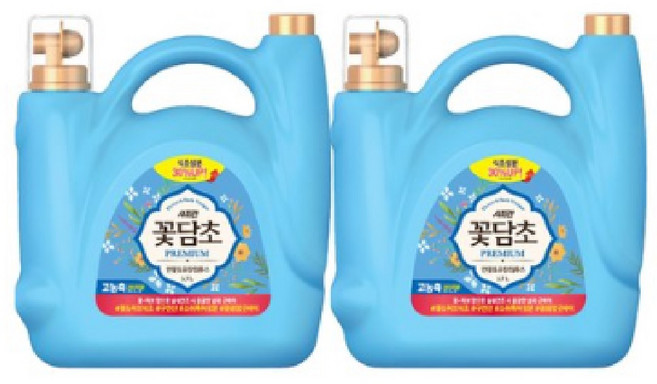 샤프란 꽃담초 연꽃향 5.7L 섬유유연제, 4개