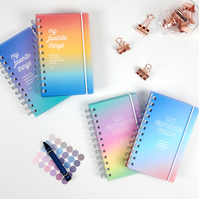 그라데이션 PP플래너 버킷리스트 리뷰리스트 30일달성표 플래너 스터디